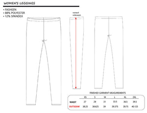 Leggings with Drum Set Pattern